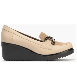 JucaZapatos - Pitillos 20522 - NEGRO - Mocasín en napa con grano con flecos y hebilla Negro