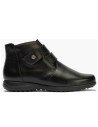 JucaZapatos - Pitillos 20513 - NEGRO - Botín safari en napa con velcro y cremallera Negro
