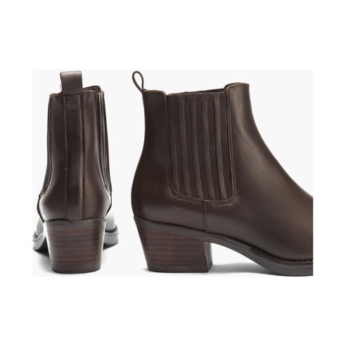 JucaZapatos - Pitillos 30512 - MARRON - Botin en Napa Marrón