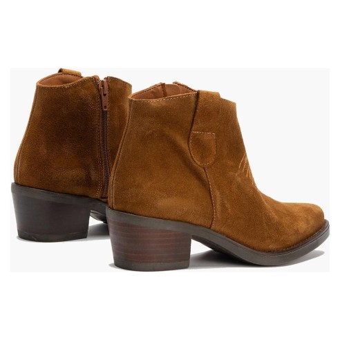 JucaZapatos - Pitillos 30513 - BRANDY - Botin en Serraje Brandy
