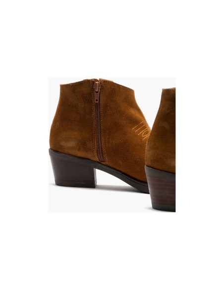 JucaZapatos - Pitillos 30513 - BRANDY - Botin en Serraje Brandy