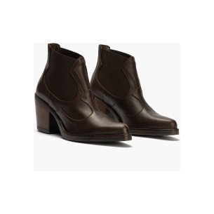 JucaZapatos - Pitillos 11575 - MARRON - Bota militar en napa con cremallera Marrón 2