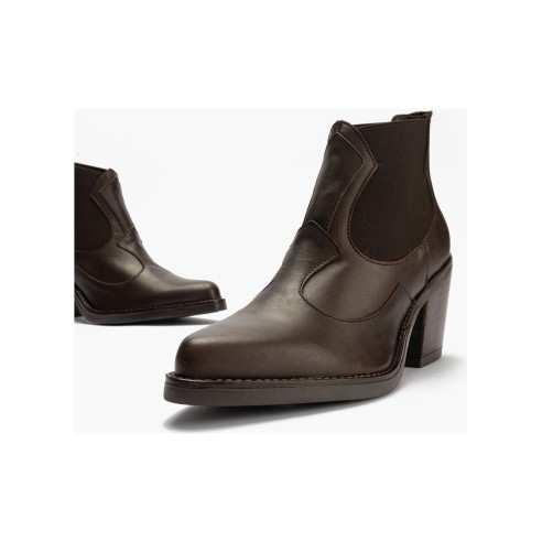 JucaZapatos - Pitillos 30522 - MARRON - Botin en Napa Marrón