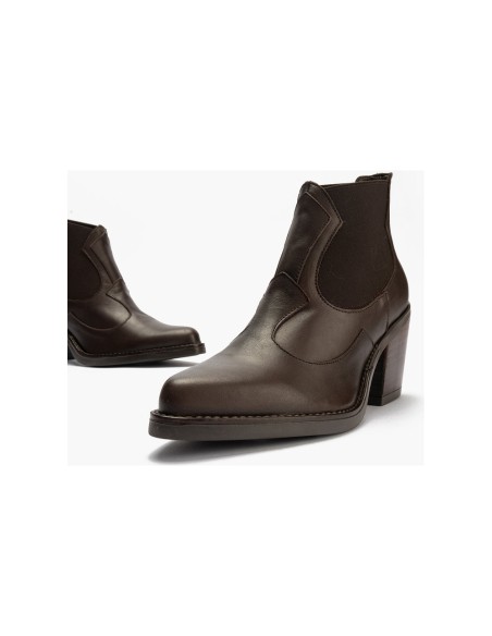 JucaZapatos - Pitillos 30522 - MARRON - Botin en Napa Marrón