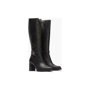 Pitillos - 30543 - NEGRO - Bota Alta en Napa Negro - 1 2