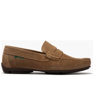 Pitillos - 40350 - TAUPE - Mocasín hombre con antifaz en nobuck Taupe - 1