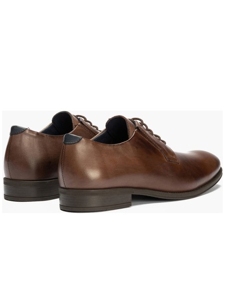 JucaZapatos - Pitillos 112 - MARRON - Zapato Blucher Tacón Hombre Marrón