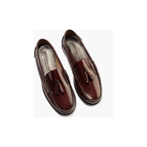 JucaZapatos - Pitillos 40540 - BURDEOS - Castellano Caballero con Borlas Burdeos