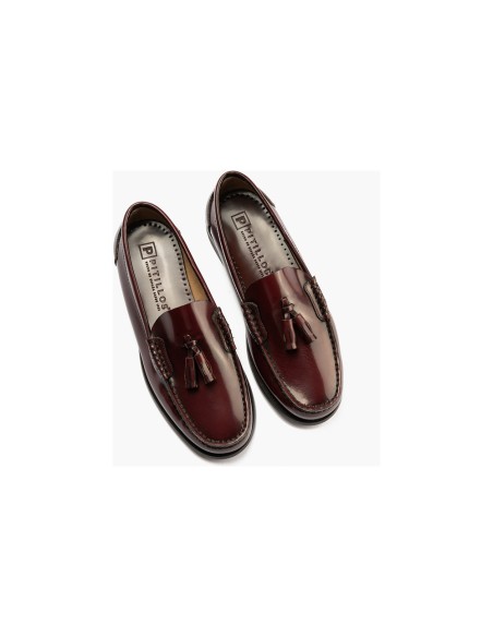 JucaZapatos - Pitillos 40540 - BURDEOS - Castellano Caballero con Borlas Burdeos