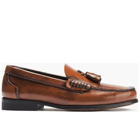 JucaZapatos - Pitillos 40540 - CUERO - Castellano Caballero con Borlas Cuero