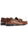 JucaZapatos - Pitillos 40540 - CUERO - Castellano Caballero con Borlas Cuero