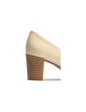 JucaZapatos - Pitillos 100 - CREMA - Zapato de Salón Mujer Tacón Alto con Tapas Beige
