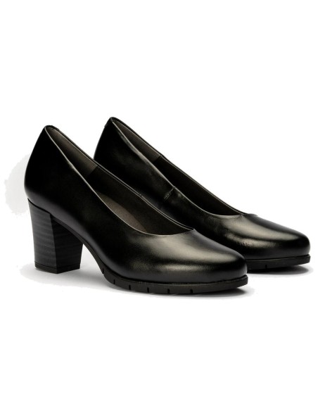 JucaZapatos - Pitillos 100 - NEGRO - Zapato de Salón Mujer Tacón Alto con Tapas Negro