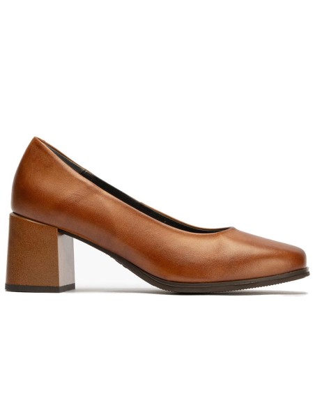 JucaZapatos - Pitillos 102 - CUERO - Zapato de Salón Mujer Tacón Alto Marrón Claro