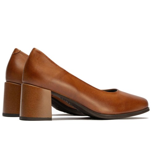 JucaZapatos - Pitillos 102 - CUERO - Zapato de Salón Mujer Tacón Alto Marrón Claro