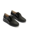JucaZapatos - Pitillos 10330 - NEGRO - Blucher con rejilla mujer con velcro en piel charol NEGRO