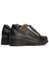 JucaZapatos - Pitillos 10392 - NEGRO - Basket mujer con cremallera en piel fantasía NEGRO