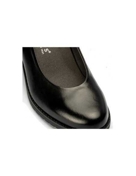 JucaZapatos - Pitillos 104 - NEGRO - Zapato de Salón Clásico Tacón Medio Negro