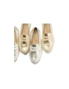 JucaZapatos - Pitillos 10421 - BLANCO - Mocasin antifaz mujer en piel combinada BLANCO