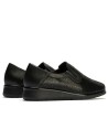 JucaZapatos - Pitillos 10711 - NEGRO - Manoletina elásticos de mujer color negro
