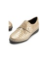 JucaZapatos - Pitillos 10714 - PIEDRA - Blucher Correa en Coco de mujer color piedra