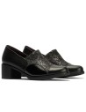 JucaZapatos - Pitillos 10743 - NEGRO - Abotinado Lycra con tacón de mujer color negro