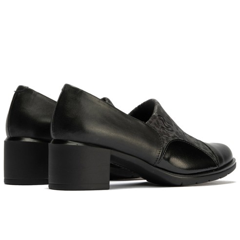 JucaZapatos - Pitillos 10743 - NEGRO - Abotinado Lycra con tacón de mujer color negro
