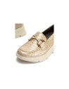 JucaZapatos - Pitillos 10750 - PIEDRA - Mocasín en Coco charol de mujer color piedra