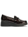 JucaZapatos - Pitillos 10750 - BURDEOS - Mocasín en Coco charol de mujer color burdeos