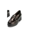 JucaZapatos - Pitillos 10750 - BURDEOS - Mocasín en Coco charol de mujer color burdeos