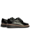 JucaZapatos - Pitillos 10761 - NEGRO - Blucher en Charol con cordones de mujer color negro