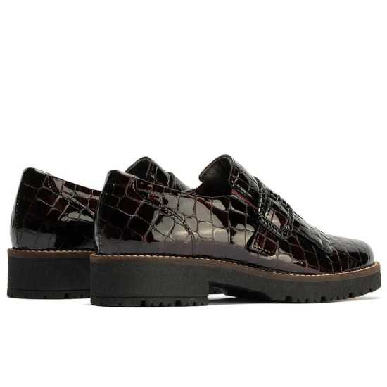 JucaZapatos - Pitillos 10772 - BURDEOS - Abotinado en Coco con elásticos de mujer color burdeos