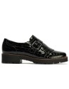 JucaZapatos - Pitillos 10772 - NEGRO - Abotinado en Coco con elásticos de mujer color negro