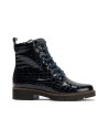 JucaZapatos - Pitillos 10774 - MARINO - Botín Militar en Coco charol de mujer color marino