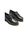JucaZapatos - Pitillos 10781 - MARINO - Blucher en Napa con cordones de mujer color marino