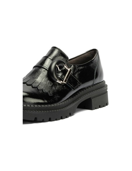 JucaZapatos - Pitillos 10791 - NEGRO - Abotinado en Charol de mujer color negro