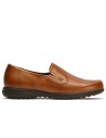 JucaZapatos - Pitillos 108 - CUERO - Mocasín Mujer Cuña Baja Marrón Claro