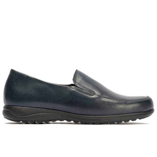 JucaZapatos - Pitillos 108 - MARINO - Mocasín Mujer Cuña Baja Azul