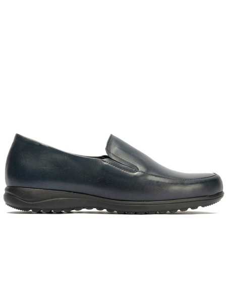 JucaZapatos - Pitillos 108 - MARINO - Mocasín Mujer Cuña Baja Azul