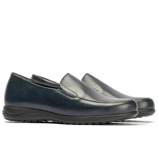 JucaZapatos - Pitillos 108 - MARINO - Mocasín Mujer Cuña Baja Azul