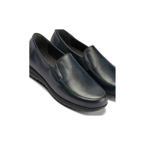 JucaZapatos - Pitillos 108 - MARINO - Mocasín Mujer Cuña Baja Azul