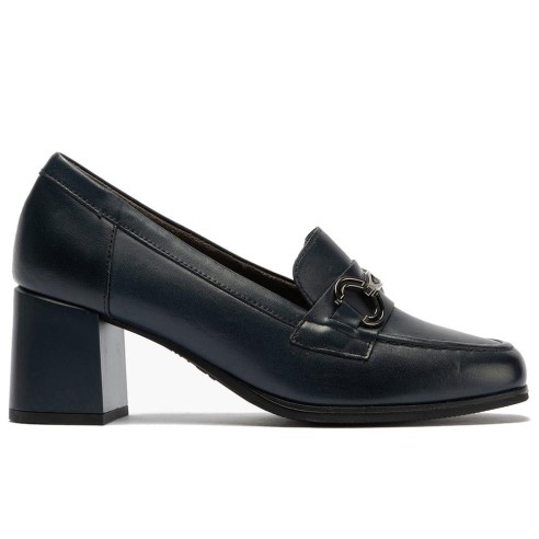 JucaZapatos - Pitillos 10837 - MARINO - Mocasín en Napa con adorno de mujer color marino