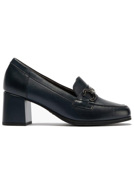 JucaZapatos - Pitillos 10837 - MARINO - Mocasín en Napa con adorno de mujer color marino