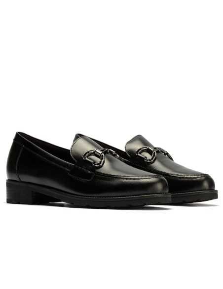 JucaZapatos - Pitillos 10880 - NEGRO - Mocasín con Adorno de mujer color negro