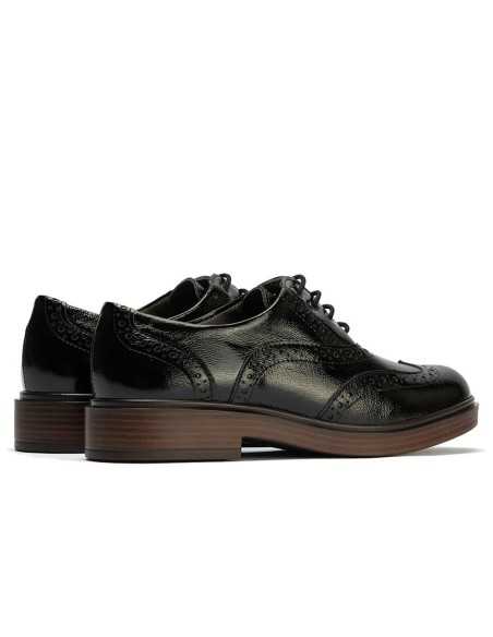 JucaZapatos - Pitillos 10891 - NEGRO - Ingles en Charol con cordones de mujer color negro