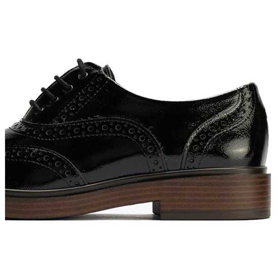 JucaZapatos - Pitillos 10891 - NEGRO - Ingles en Charol con cordones de mujer color negro