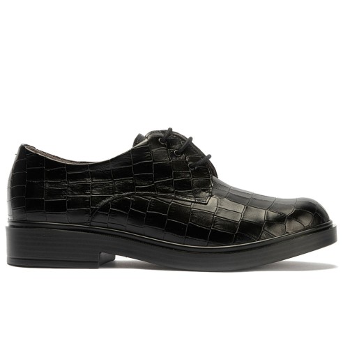 JucaZapatos - Pitillos 10894 - NEGRO - Blucher en Coco con cordones de mujer color negro