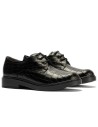 JucaZapatos - Pitillos 10894 - NEGRO - Blucher en Coco con cordones de mujer color negro