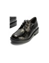 JucaZapatos - Pitillos 10894 - NEGRO - Blucher en Coco con cordones de mujer color negro