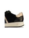 JucaZapatos - Pitillos 10906 - NEGRO - Deportivo Combinado con Serraje de mujer color negro